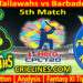 Today Match Prediction-JTS vs BRS-CPL T20 2023-5th Match-Who Will Win