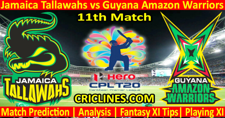 Today Match Prediction-JTS vs GAW-CPL T20 2023-11th Match-Who Will Win