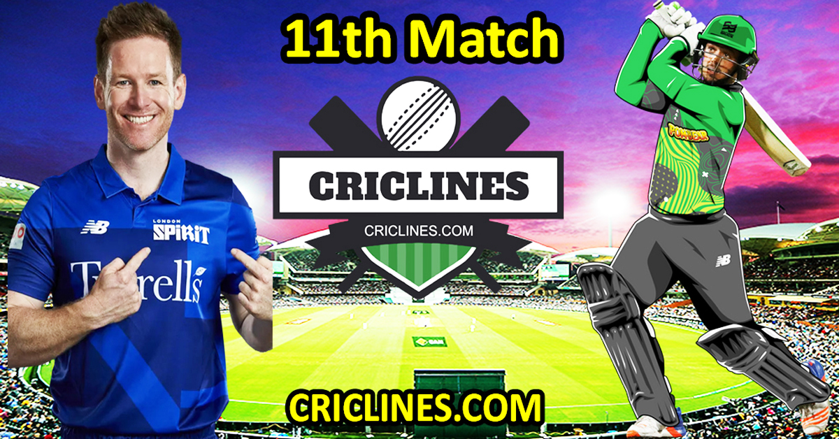 Today Match Prediction-London Spirit vs Southern Brave-The Hundred League-2023-11th Match-Who Will Win