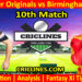 Today Match Prediction-MOS vs BPX-The Hundred League-2023-10th Match-Who Will Win