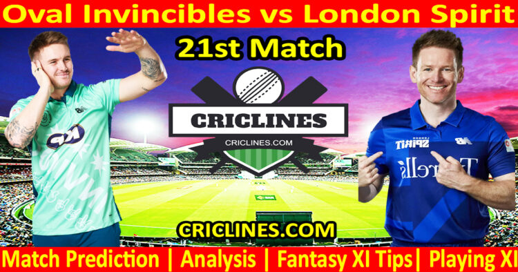 Today Match Prediction-OVI vs LNS-The Hundred League-2023-21st Match-Who Will Win