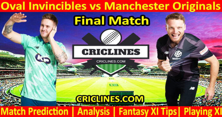 Today Match Prediction-OVI vs MOS-The Hundred League-2023-Final Match-Who Will Win