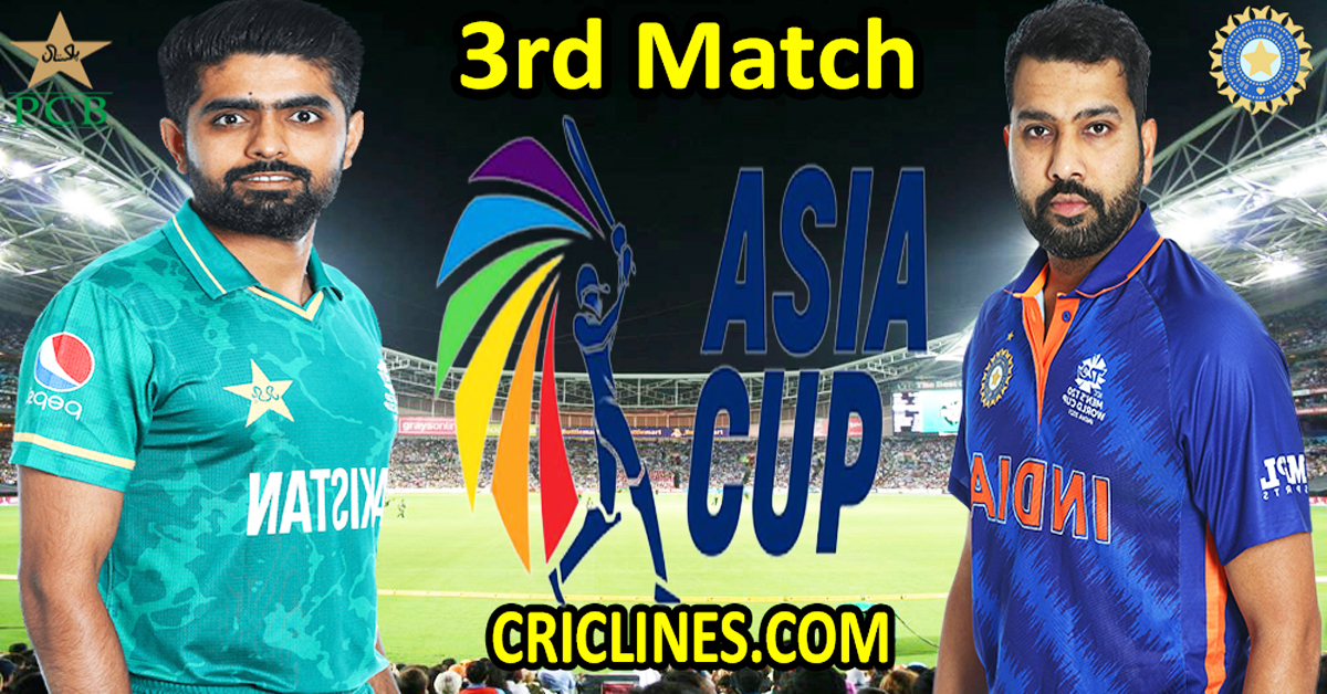 Today Match Prediction-Pakistan vs India-Asia Cup 2023-3rd Match-Who Will Win
