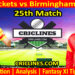 Today Match Prediction-TRS vs BPX-The Hundred League-2023-25th Match-Who Will Win