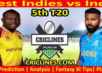 Today Match Prediction-WI vs IND-Dream11-5th T20 2023-Who Will Win