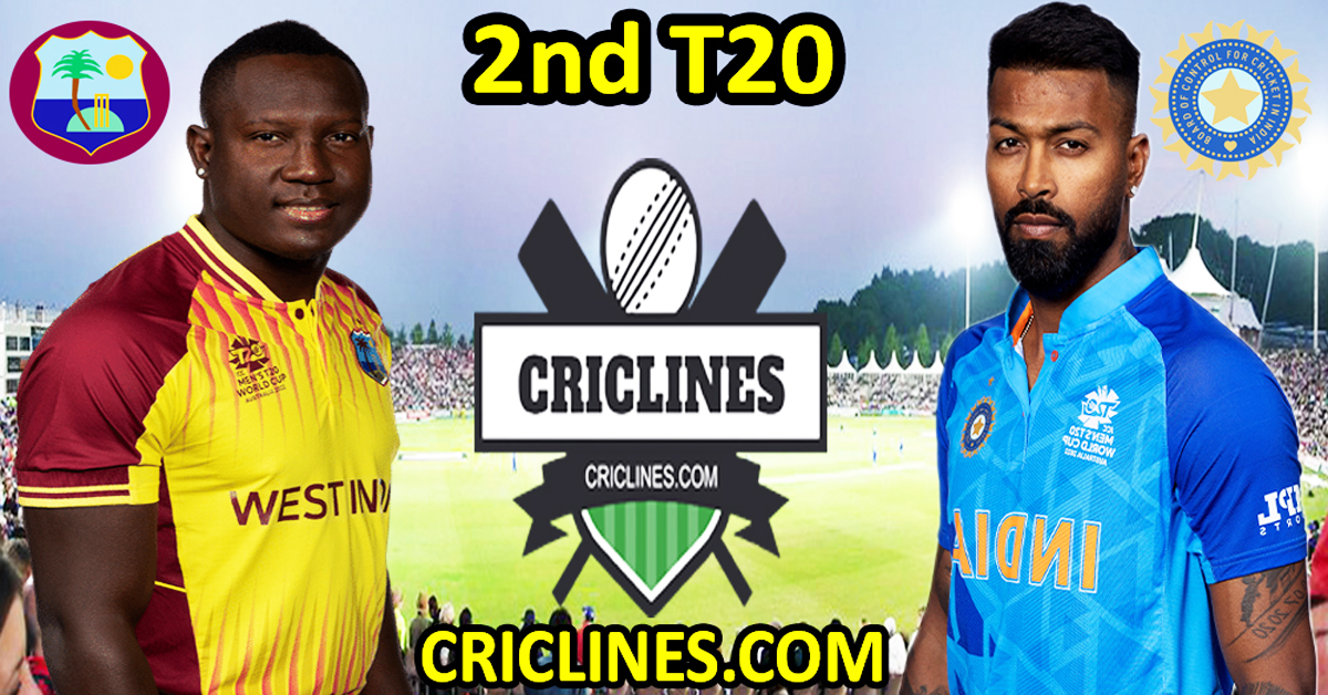 Today Match Prediction-West Indies vs India-Dream11-2nd T20 2023-Who Will Win