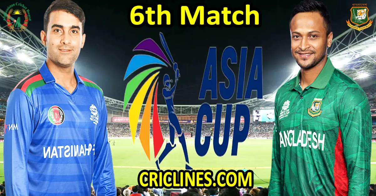 Today Match Prediction-Afghanistan vs Sri Lanka-Asia Cup 2023-6th Match-Who Will Win