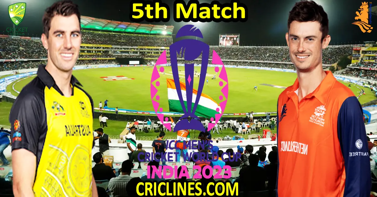 Today Match Prediction-Australia vs Netherlands-ODI Cricket World Cup Warm up 2023-5th Match-Who Will Win