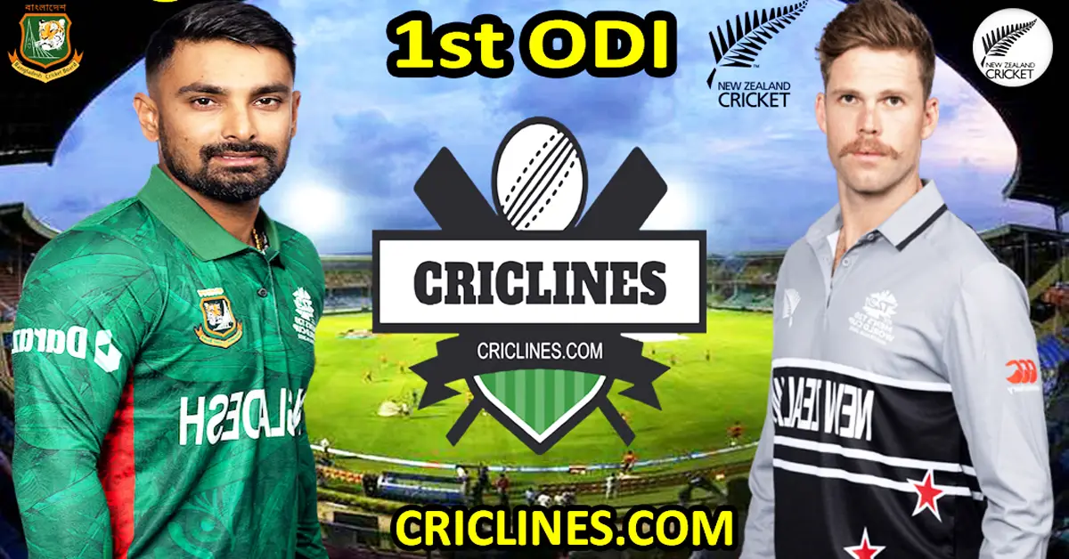 Today Match Prediction-Bangladesh vs New Zealand-Dream11-1st ODI-2023-Who Will Win