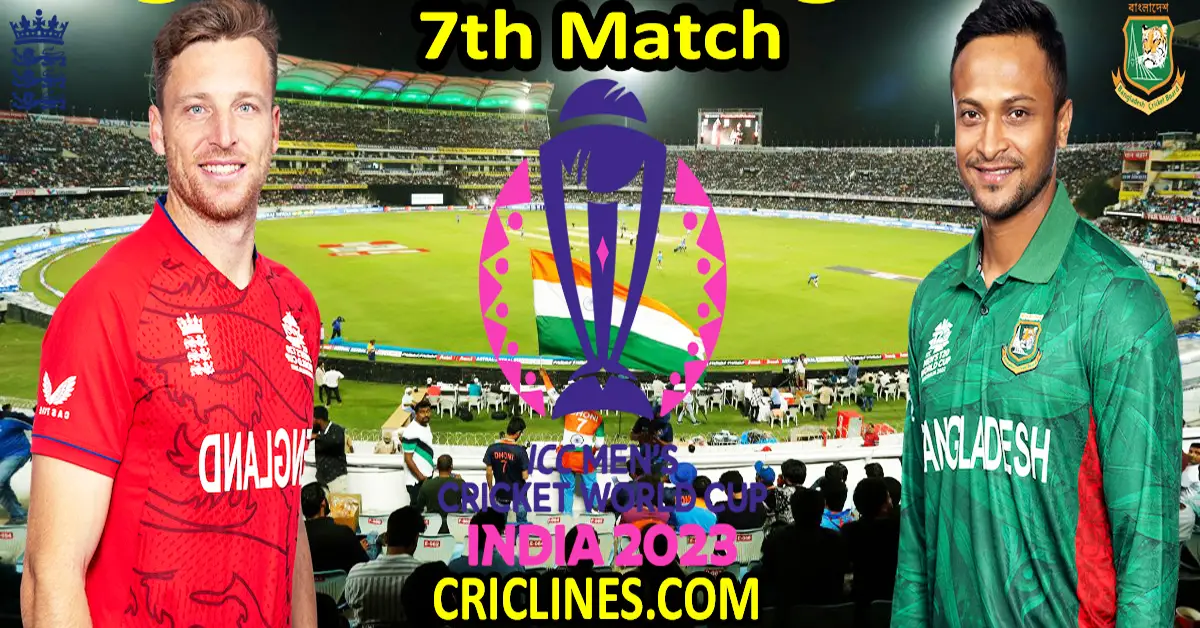 Today Match Prediction-ENG vs BAN-ODI Cricket World Cup Warm up 2023-7th Match-Who Will Win