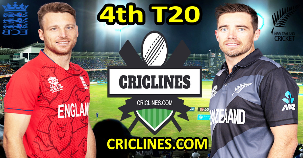 Today Match Prediction-England vs New Zealand-4th T20-2023-Dream11-Who Will Win Today