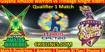 Today Match Prediction-GAW vs TKR-CPL T20 2023-Qualifier 1 Match-Who Will Win