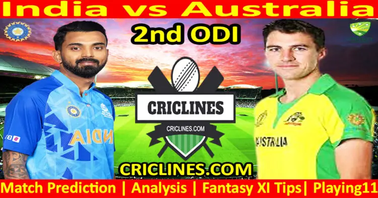 Today Match Prediction-IND vs AUS-Dream11-2nd ODI 2023-Who Will Win