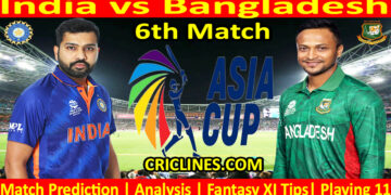 Today Match Prediction-IND vs BAN-Asia Cup 2023-6th Super Fours Match-Who Will Win