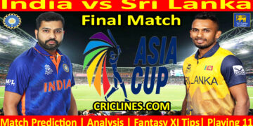 Today Match Prediction-IND vs SL-Asia Cup 2023-Final Match-Who Will Win