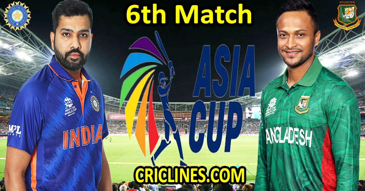 Today Match Prediction-India vs Bangladesh-Asia Cup 2023-6th Super Fours Match-Who Will Win