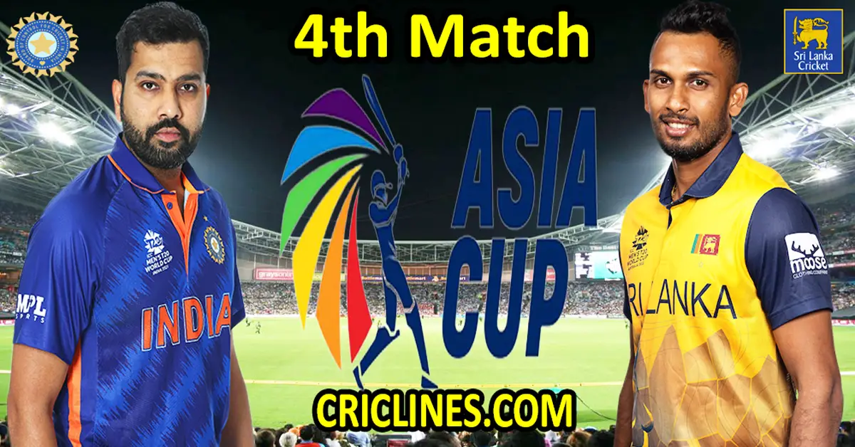 Today Match Prediction-India vs Sri Lanka-Asia Cup 2023-4th Super Fours Match-Who Will Win