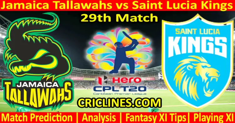 Today Match Prediction-JTS vs SLK-CPL T20 2023-29th Match-Who Will Win