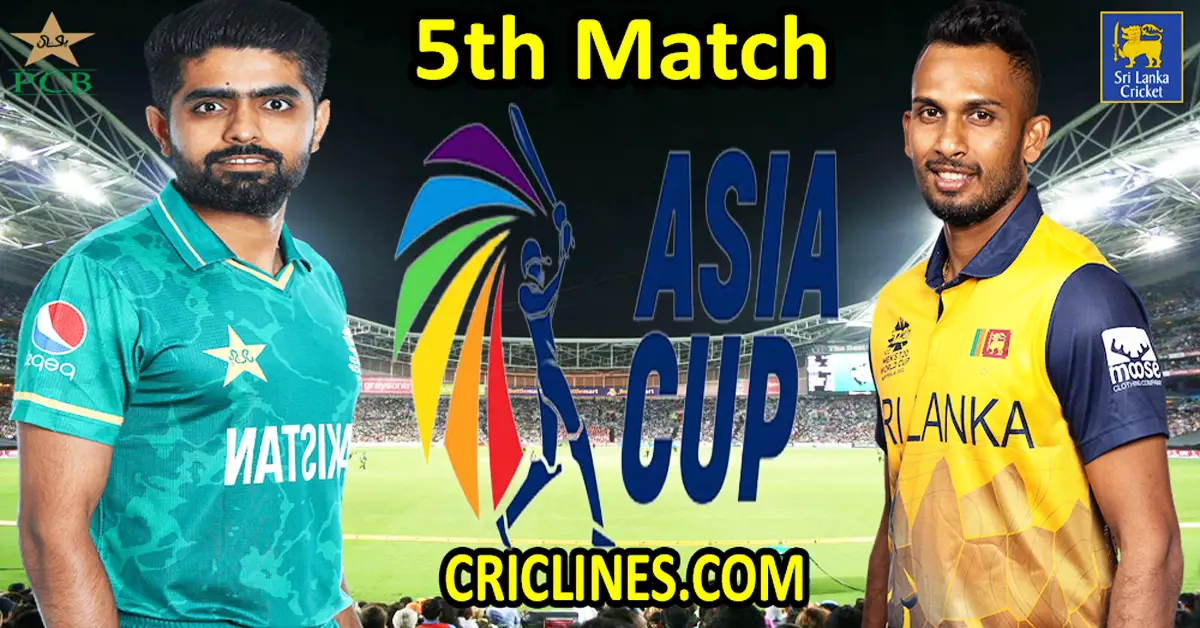 Today Match Prediction-Pakistan vs Sri Lanka-Asia Cup 2023-5th Super Fours Match-Who Will Win