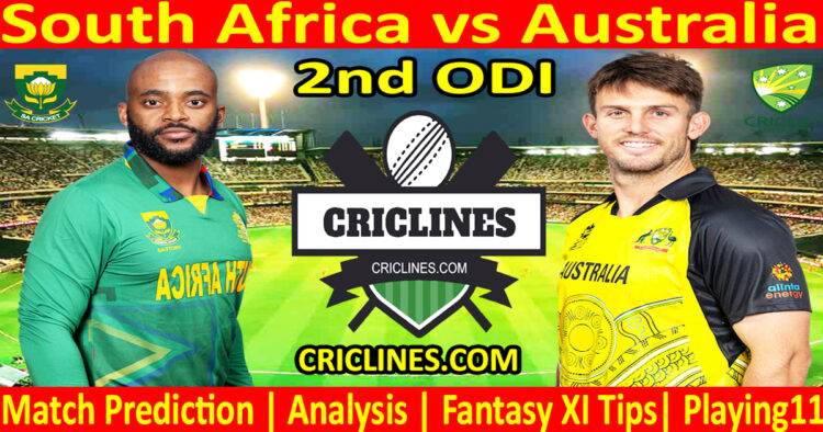 Today Match Prediction-SA vs AUS-Dream11-2nd ODI Match-2023-Who Will Win