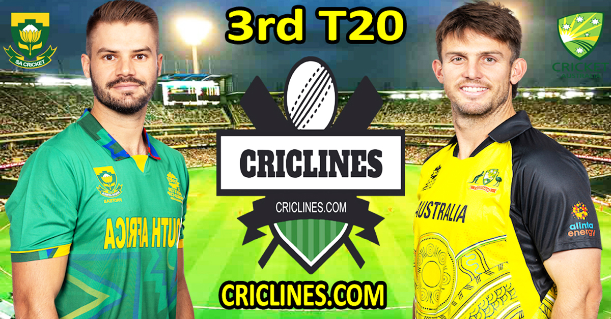 Today Match Prediction-South Africa vs Australia-Dream11-3rd T20 Match-2023-Who Will Win