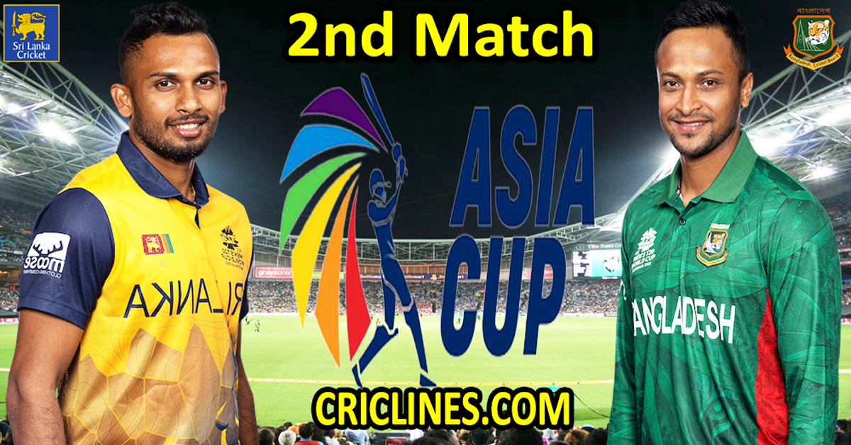 Today Match Prediction-Sri Lanka vs Bangladesh-Asia Cup 2023-2nd Super Fours Match-Who Will Win