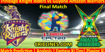 Today Match Prediction-TKR vs GAW-CPL T20 2023-Final Match-Who Will Win