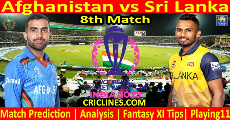 Today Match Prediction-AFG vs SL-ODI Cricket World Cup Warm up 2023-8th Match-Who Will Win