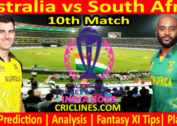 Today Match Prediction-AUS vs SA-ODI Cricket World Cup 2023-10th Match-Who Will Win