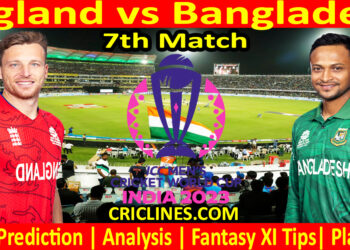 Today Match Prediction-ENG vs BAN-ODI Cricket World Cup 2023-7th Match-Who Will Win