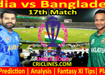 Today Match Prediction-IND vs BAN-ODI Cricket World Cup 2023-17th Match-Who Will Win