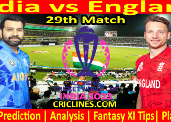 Today Match Prediction-India vs England-ODI Cricket World Cup 2023-29th Match-Who Will Win