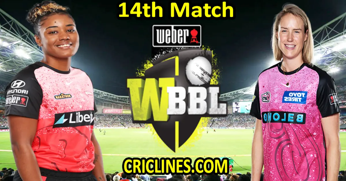 Today Match Prediction-Melbourne Renegades Women vs Sydney Sixers Women-WBBL T20 2023-14th Match-Who Will Win