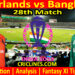 Today Match Prediction-Netherlands vs Bangladesh-ODI Cricket World Cup 2023-28th Match-Who Will Win