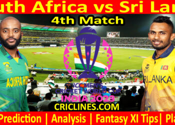 Today Match Prediction-SA vs SL-ODI Cricket World Cup 2023-4th Match-Who Will Win