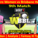 Today Match Prediction-SYSW vs BBHW-WBBL T20 2023-9th Match-Who Will Win