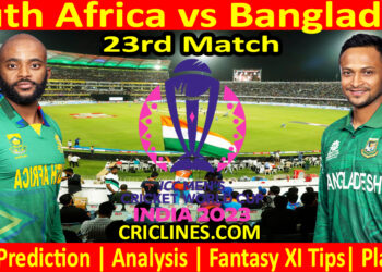 Today Match Prediction-South Africa vs Bangladesh-ODI Cricket World Cup 2023-23rd Match-Who Will Win
