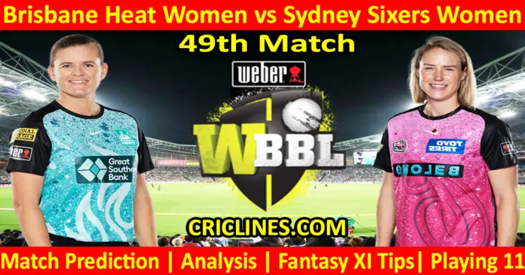 Today Match Prediction-BBHW vs SYSW-WBBL T20 2023-49th Match-Who Will Win