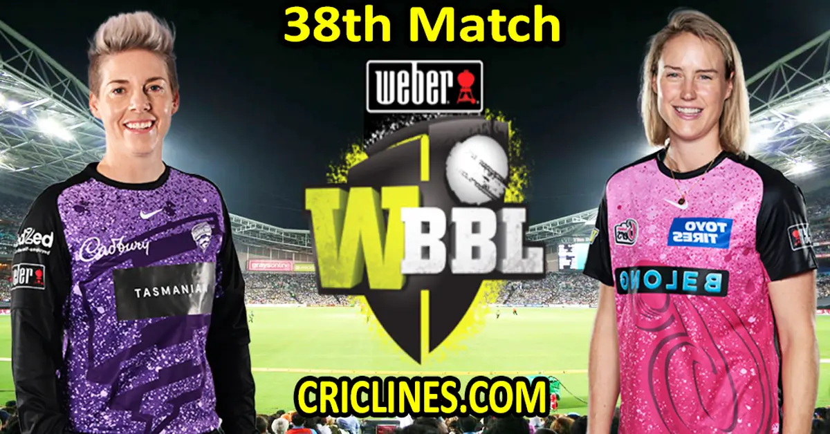 Today Match Prediction-Hobart Hurricanes Women vs Sydney Sixers Women-WBBL T20 2023-38th Match-Who Will Win