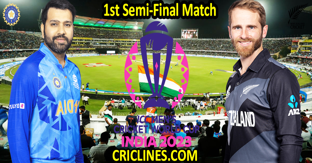 Today Match Prediction-IND vs NZ-ODI Cricket World Cup 2023-1st Semi-Final Match-Who Will Win