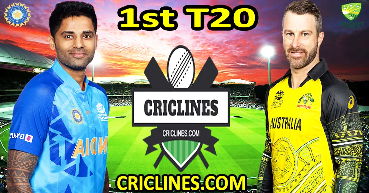 Today Match Prediction-India vs Australia-Dream11-1st T20 2023-Who Will Win