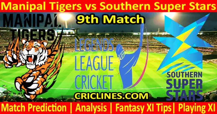 Today Match Prediction-Manipal Tigers vs Southern Super Stars-Dream11-Legend League 2023-LLC T20-9th Match-Who Will Win