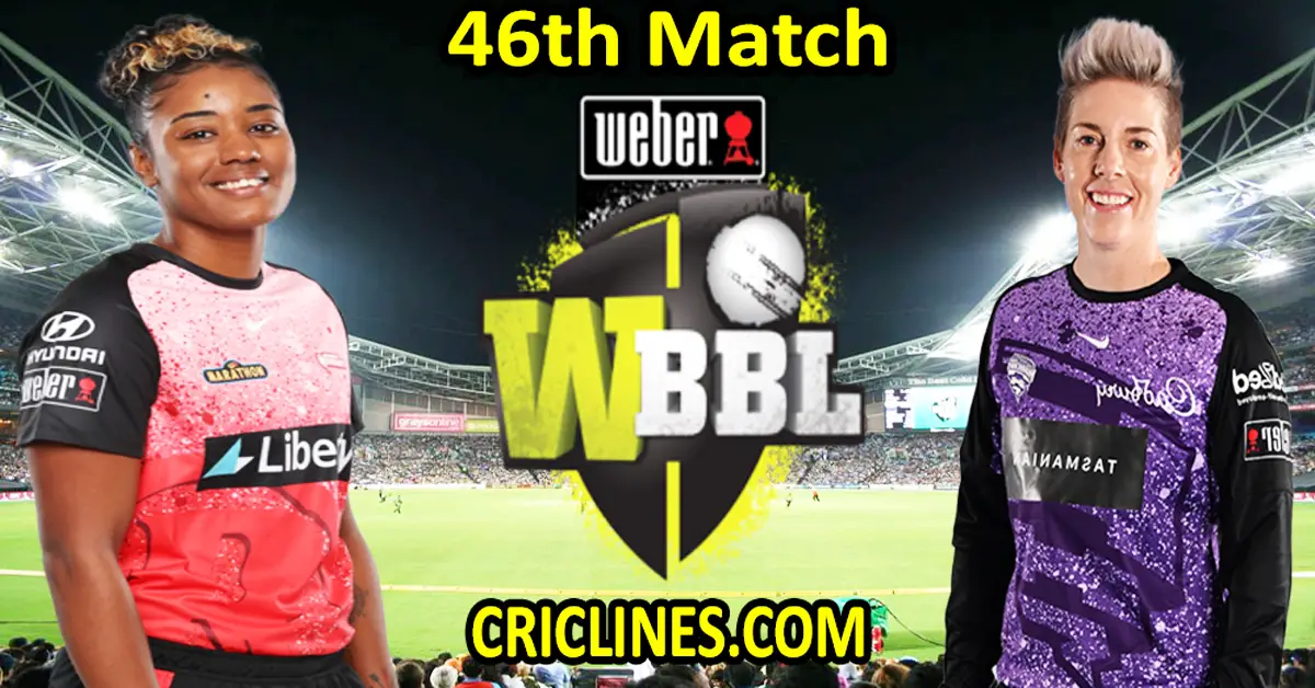 Today Match Prediction-Melbourne Renegades Women vs Hobart Hurricanes Women-WBBL T20 2023-46th Match-Who Will Win