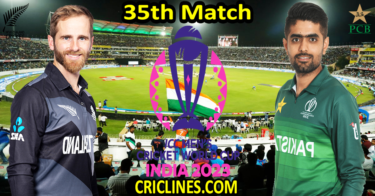 Today Match Prediction-NZ vs PAK-ODI Cricket World Cup 2023-35th Match-Who Will Win