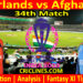 Today Match Prediction-Netherlands vs Afghanistan-ODI Cricket World Cup 2023-34th Match-Who Will Win