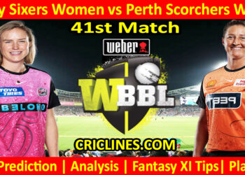 Today Match Prediction-SYSW vs PRSW-WBBL T20 2023-41st Match-Who Will Win
