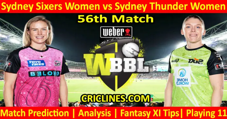 Today Match Prediction-SYSW vs SYTW-WBBL T20 2023-56th Match-Who Will Win