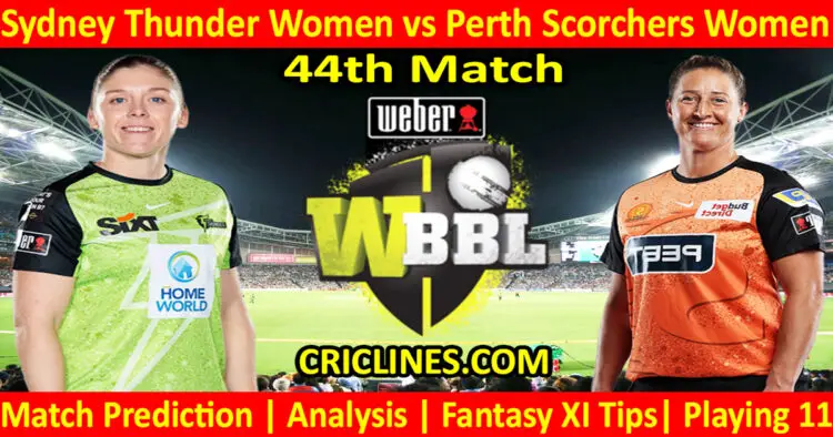 Today Match Prediction-SYTW vs PRSW-WBBL T20 2023-44th Match-Who Will Win
