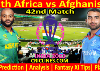 Today Match Prediction-South Africa vs Afghanistan-ODI Cricket World Cup 2023-42nd Match-Who Will Win