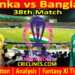 Today Match Prediction-Sri Lanka vs Bangladesh-ODI Cricket World Cup 2023-38th Match-Who Will Win